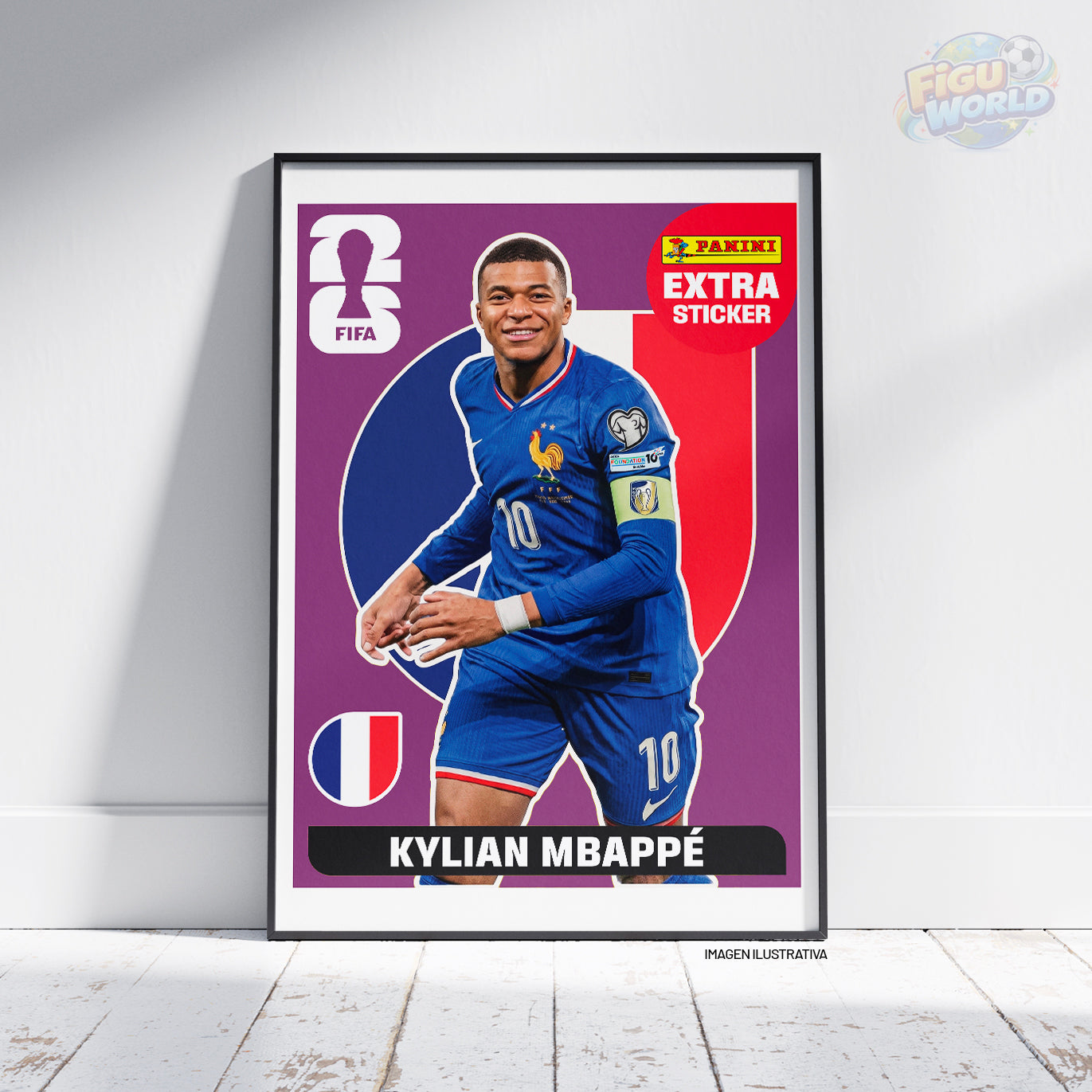 Kylian Mbappé | Extra Sticker Base - Mundial 2026