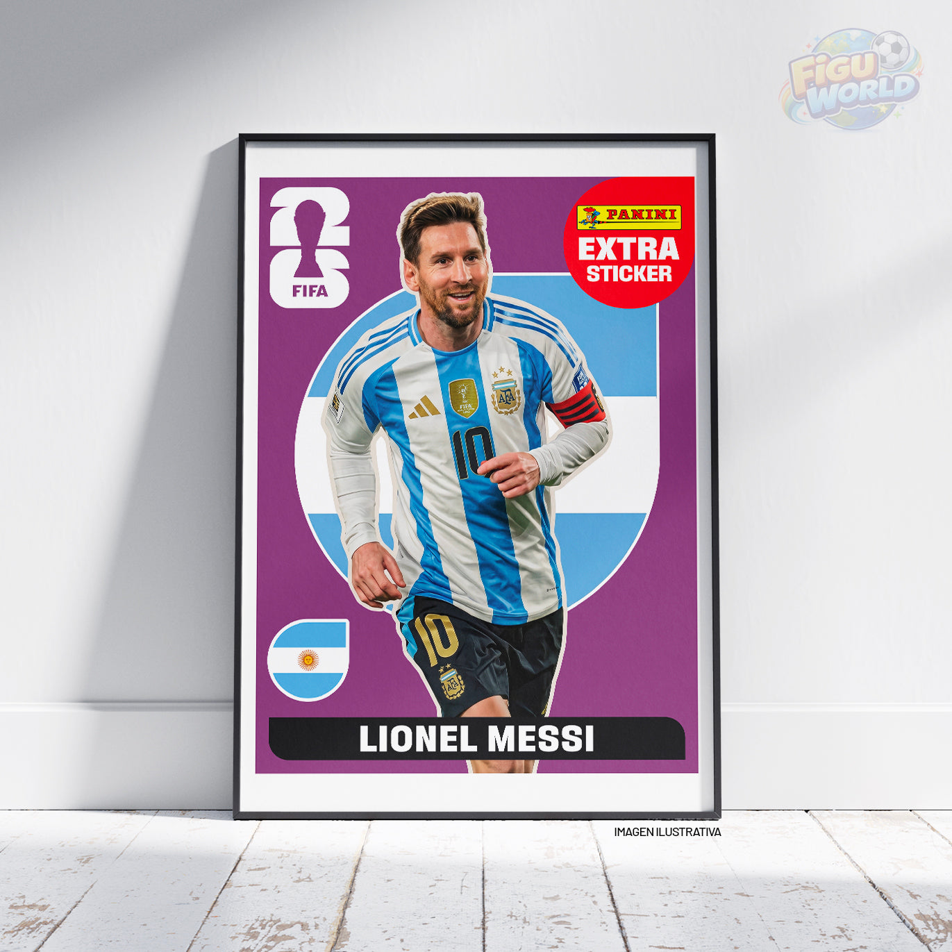 Lionel Messi | Extra Sticker Base - Mundial 2026