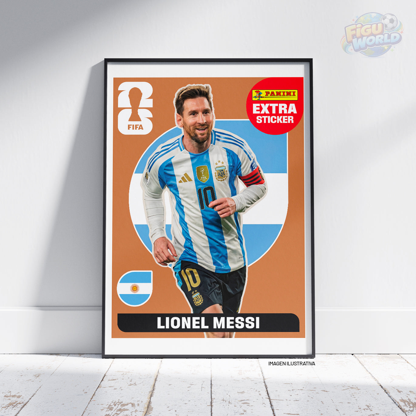 Lionel Messi | Extra Sticker Bronce - Mundial 2026