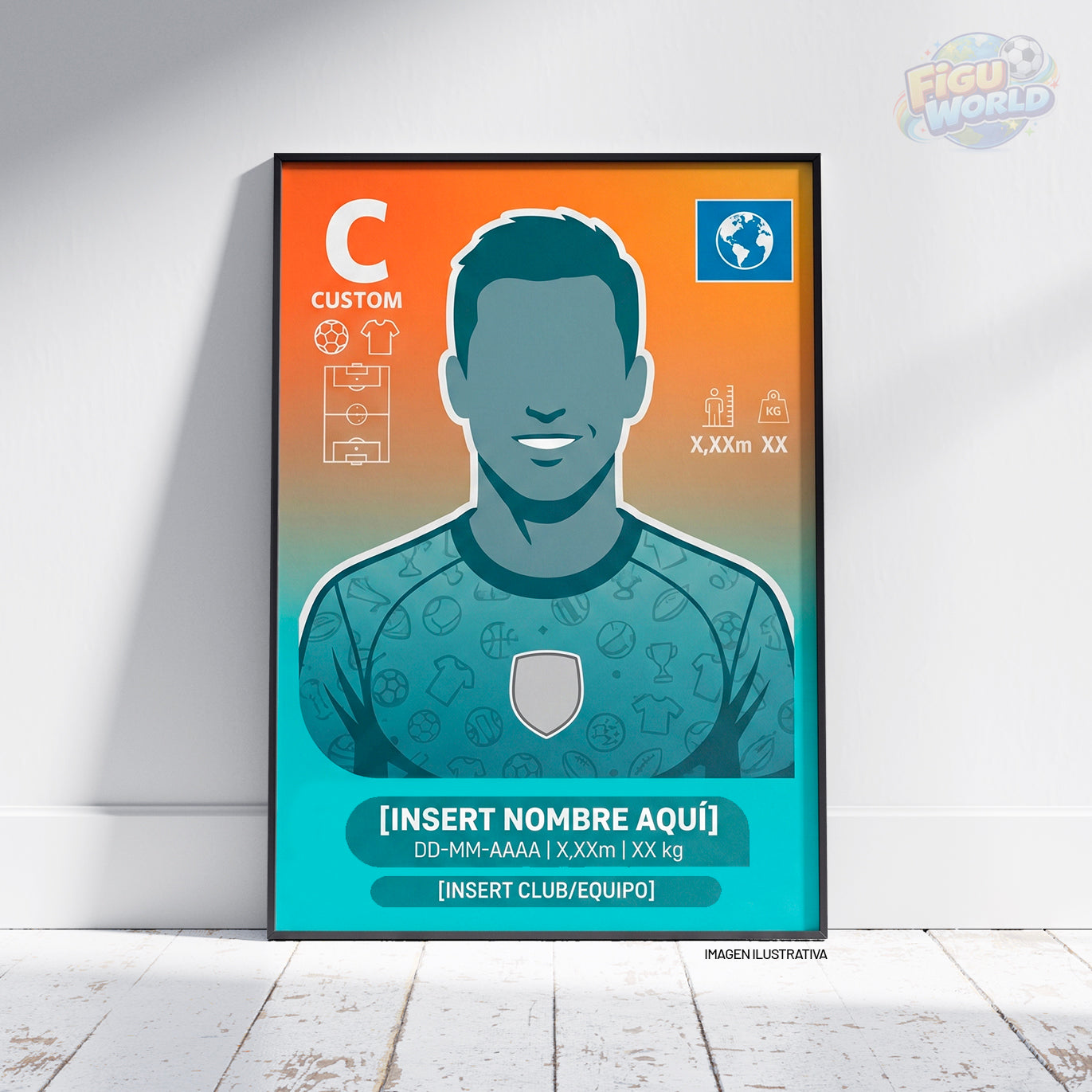 FIGURITA JUGADOR PERSONALIZADA